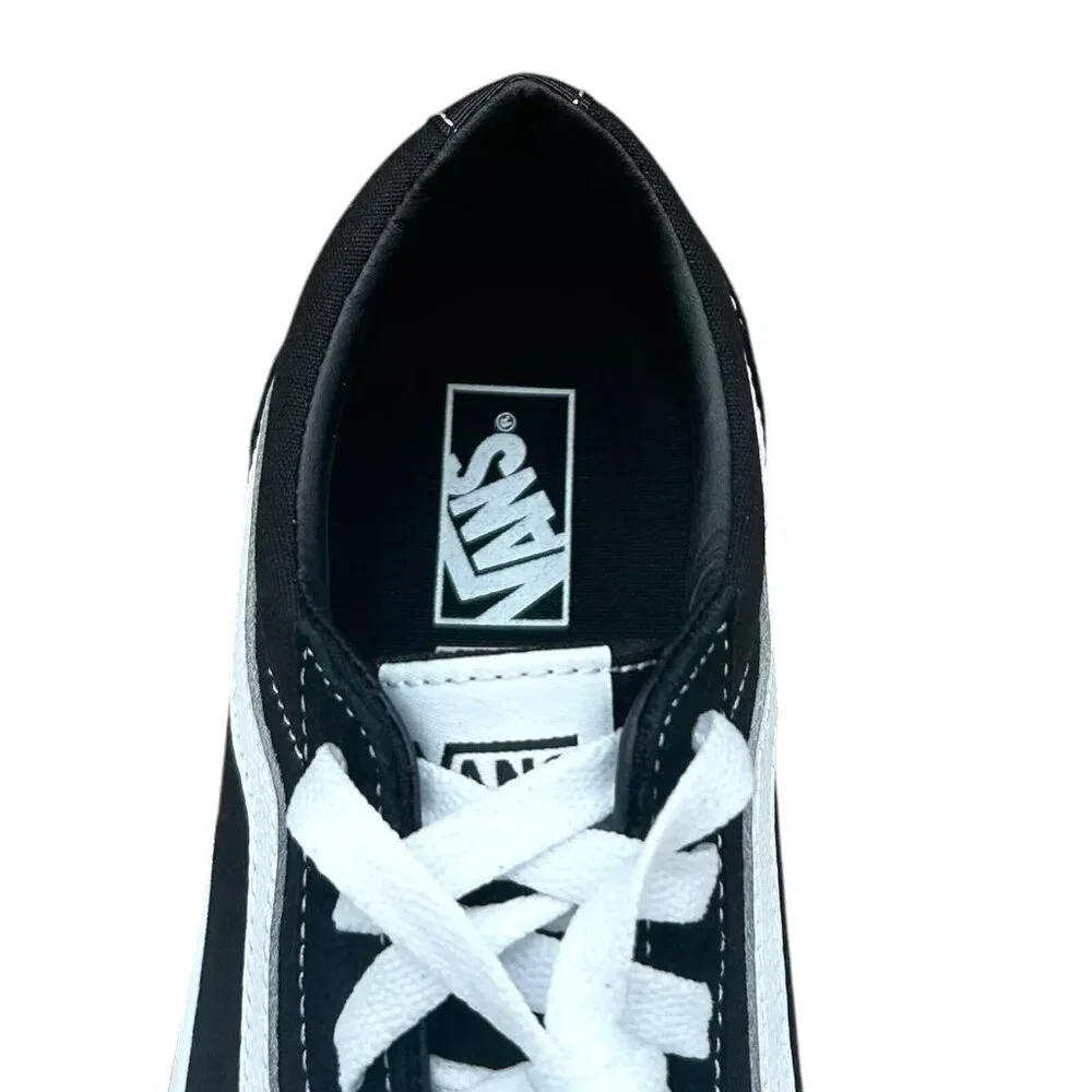 Vans Ward Youth‎ Boy's/Girl's Canvas Casual Sneaker Size 3 Black Low Top Shoes